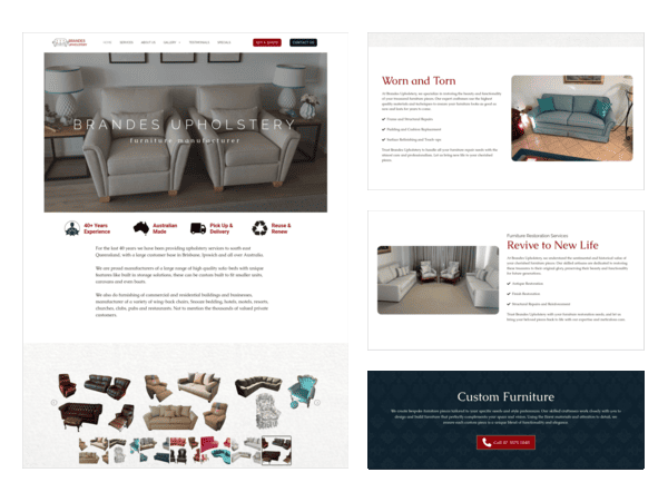 Furniture Upholstery Website