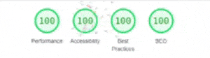 Web Design 100 pagespeed